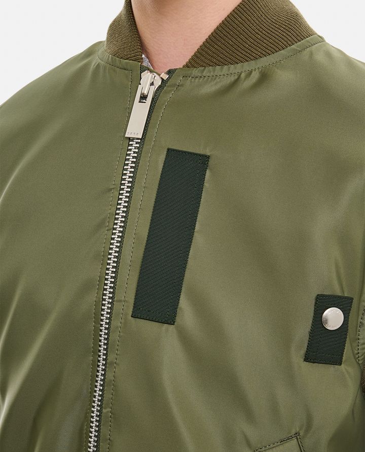 Sacai - BOMBER SMANICATO IN NYLON_4