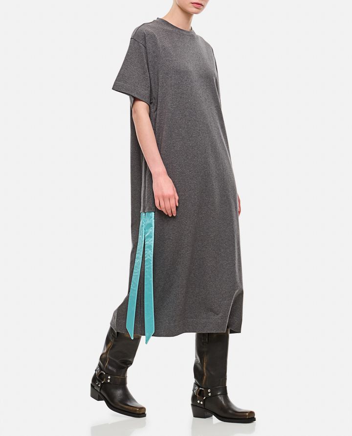 JW Anderson - SATIN TIE T-SHIRT DRESS_2