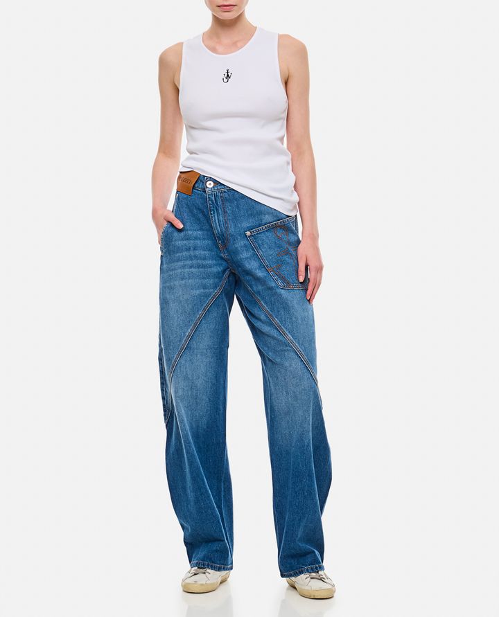 JW Anderson - TWISTED WORKWEAR DENIM PANTS_3