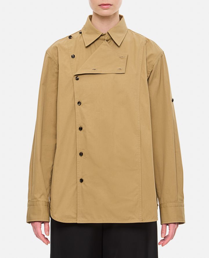 Bottega Veneta - LIGHT COTTON TWILL SHIRT_1