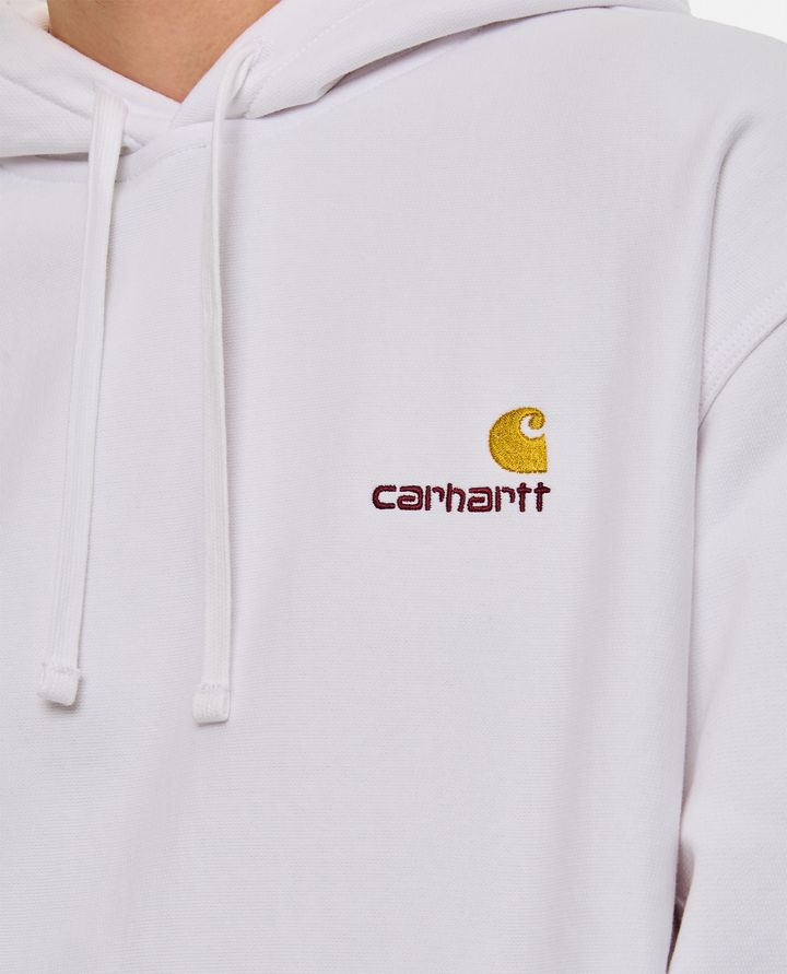 Carhartt WIP - FELPA CON CAPPUCCIO E LOGO_4