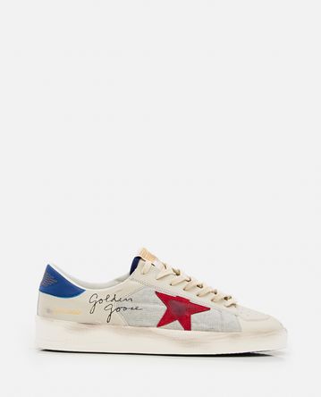 Golden Goose - STARDAN NYLON AND LEATHER UPPER SUEDE STAR LEATHER HEEL