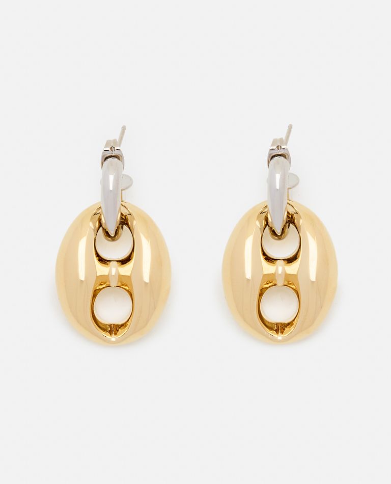 Rabanne Gold And Silver Earrings In Gold