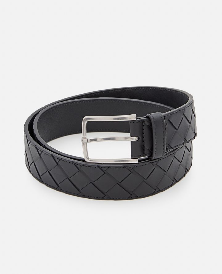 Bottega Veneta - INTRECCIO LEATHER BELT_2