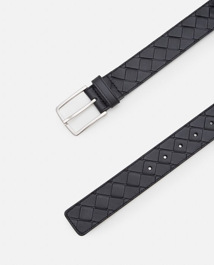 Bottega Veneta - INTRECCIO LEATHER BELT_4