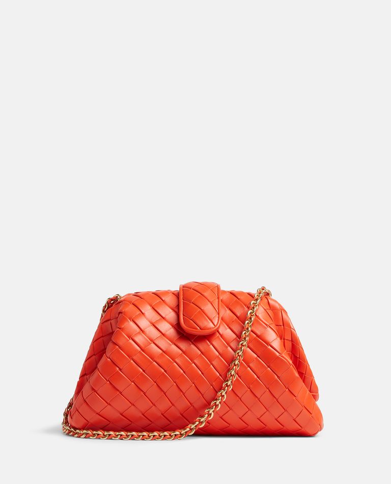 ショルダーバッグ・ポシェット Bottega Veneta Small Teen Lauren 1980 Shoulder Bag Bottega Veneta Women's' Teen Lauren 1980 Shoulder Bag in Red