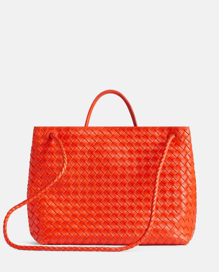 Bottega Veneta - LARGE ANDIAMO LEATHER HANDBAG_4