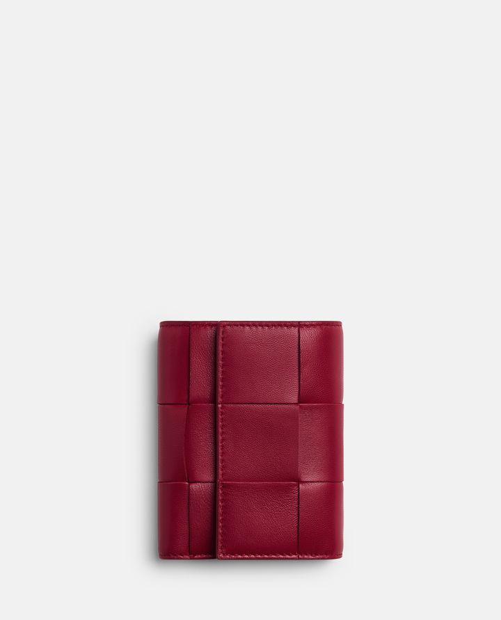 Bottega Veneta - BICOLOR TRI-FOLD LEATHER WALLET_1