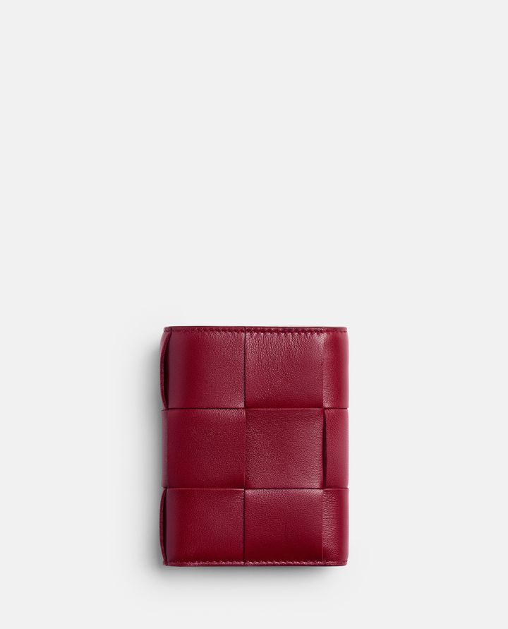 Bottega Veneta - BICOLOR TRI-FOLD PORTAFOLGIO IN PELLE_3