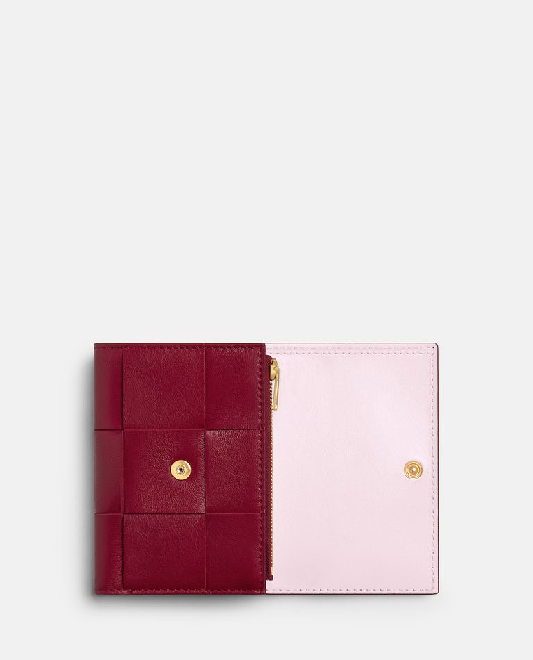 24PF new/BOTTEGA VENETA ソルスティスウォレット Wallet Red Bottega Veneta® Women's Cassette Credit Card Case in Dark