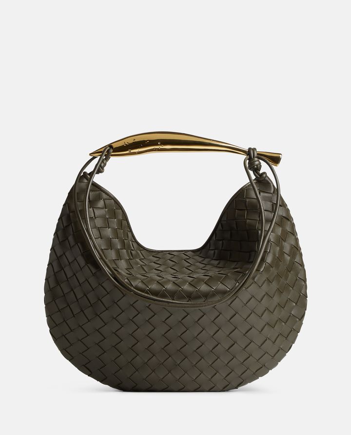 Bottega Veneta - MEDIUM SARDINE LEATHER TOP HANDLE BAG_4