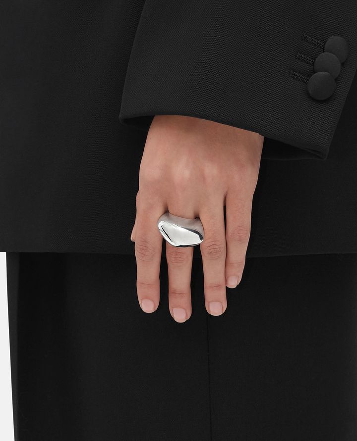 Bottega Veneta - FIN SILVER RING_5