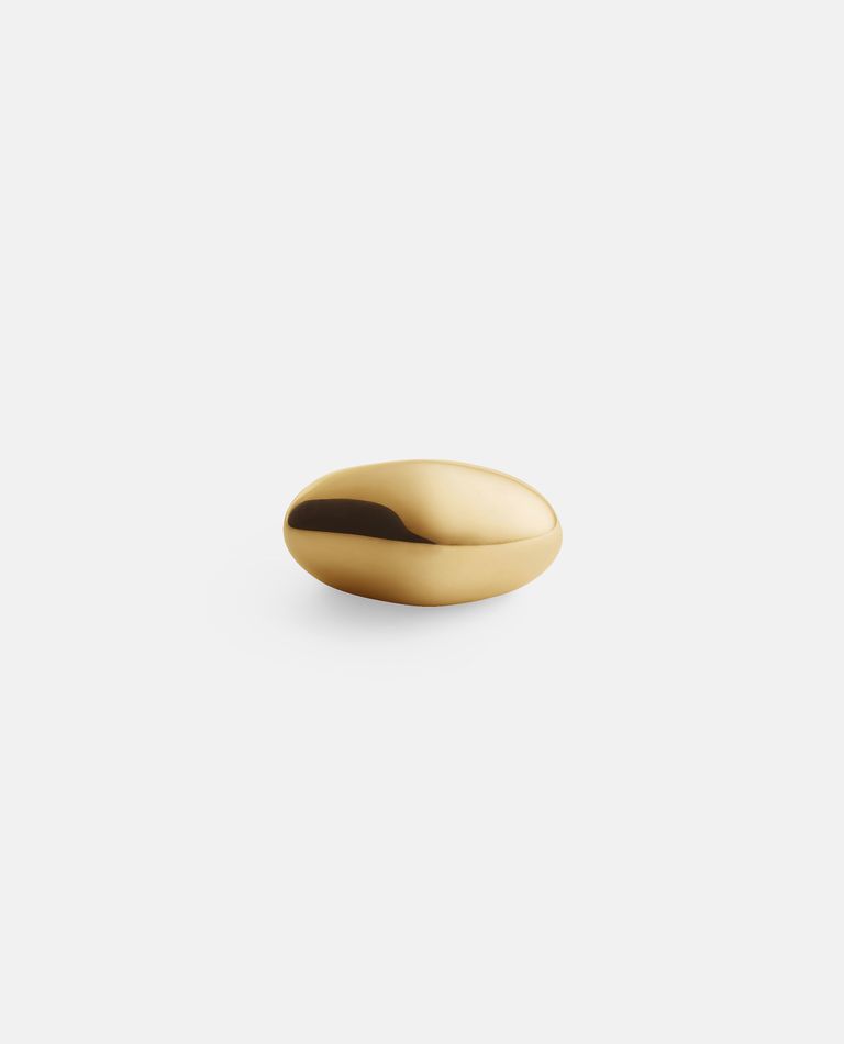 Shop Bottega Veneta Fin Golden Ring