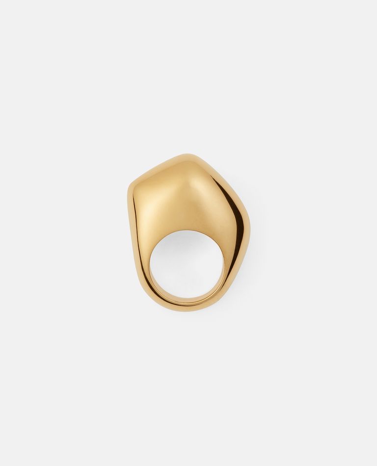 Shop Bottega Veneta Fin Golden Ring