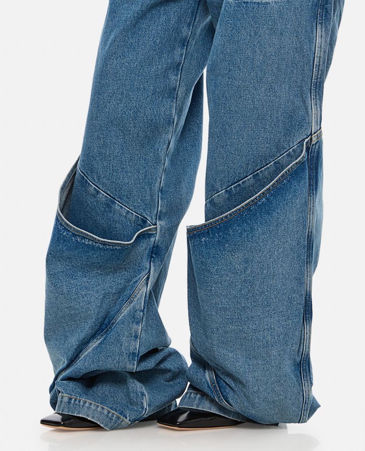 The Attico - OVERSIZE DENIM PANTALONI_4