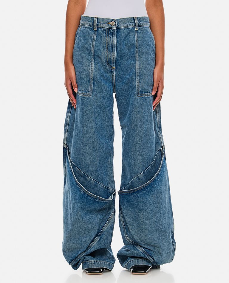 OVERSIZE DENIM PANTS for Women - The Attico sale | Biffi