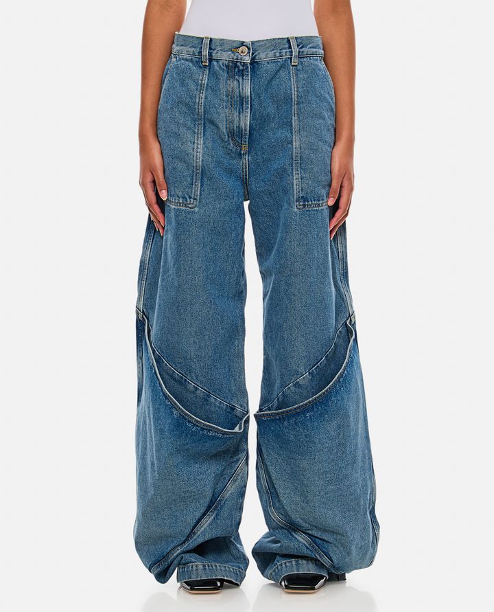 The Attico - OVERSIZE DENIM PANTALONI_1