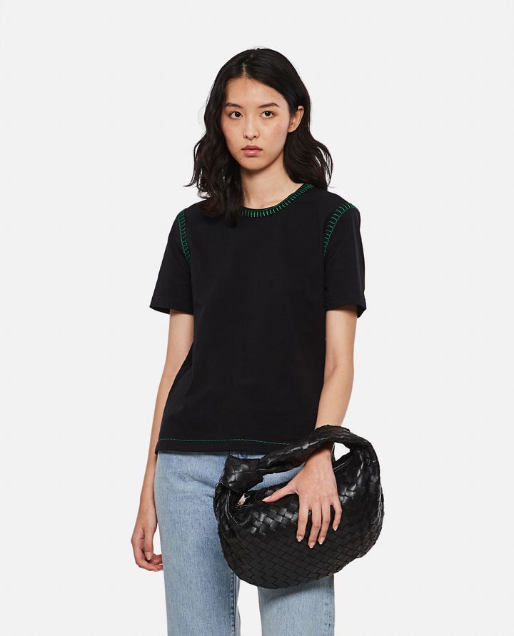 Bottega Veneta - TEEN JODIE LEATHER HANDBAG_8