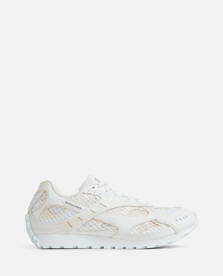 Shop Bottega Veneta Orbit Sneaker In White