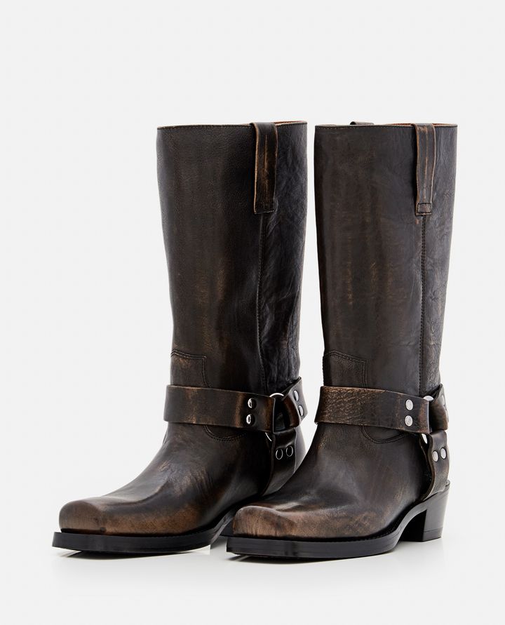 Paris Texas - ROXY BRUSHED LEATHER BOOTS_4