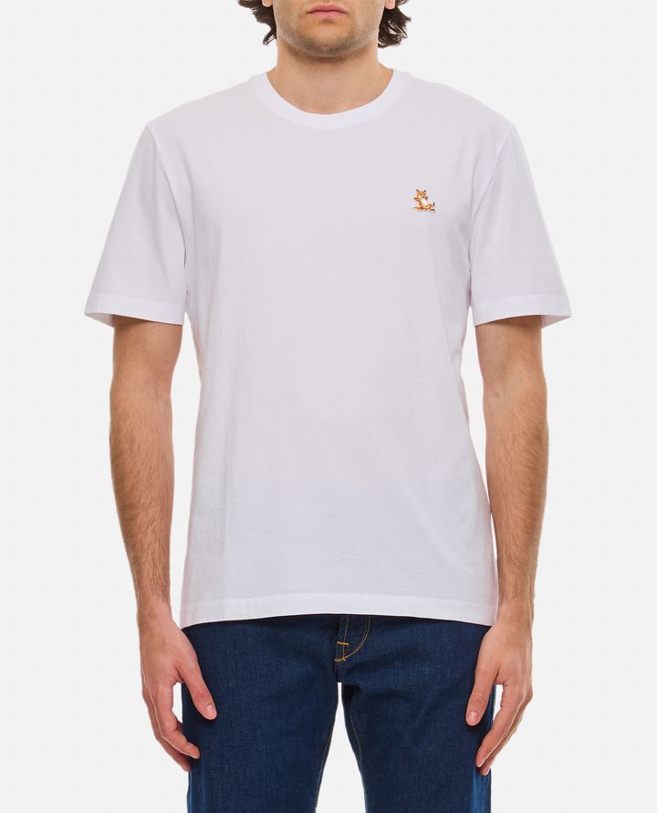 Maison Kitsuné - T-SHIRT REGOLARE CON PATCH CHILLAX FOX_2