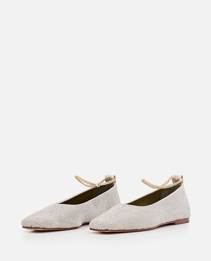 Maria Luca - AUGUSTA STRASS BALLET FLAT SHOES_4