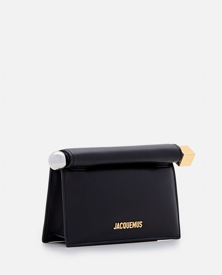 Jacquemus - LA PETITE POCHETTE ROND CARRE LEATHER HANDBAG_2