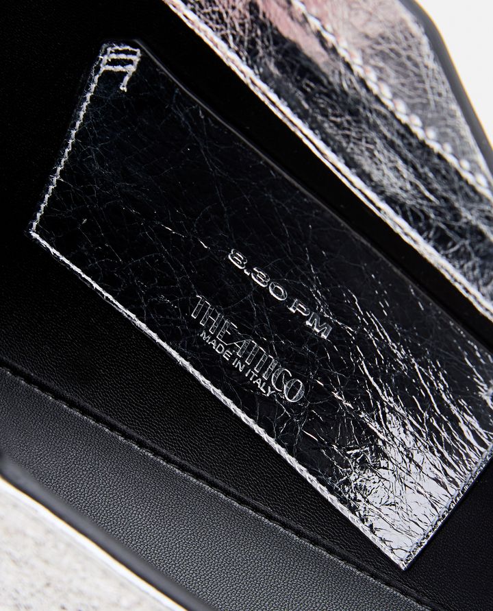 The Attico - 8.30 PM LAMINATED LEATHER CLUTCH_3