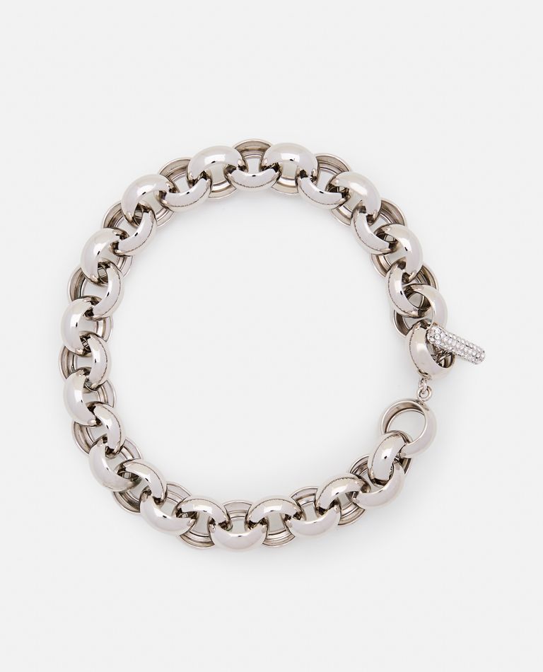 Shop Marni Chain Necklace In Silver