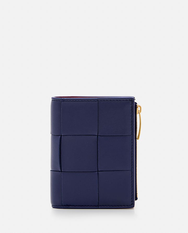 Bottega Veneta - SMALL BI-FOLD BICOLOR LEATHER WALLET_1