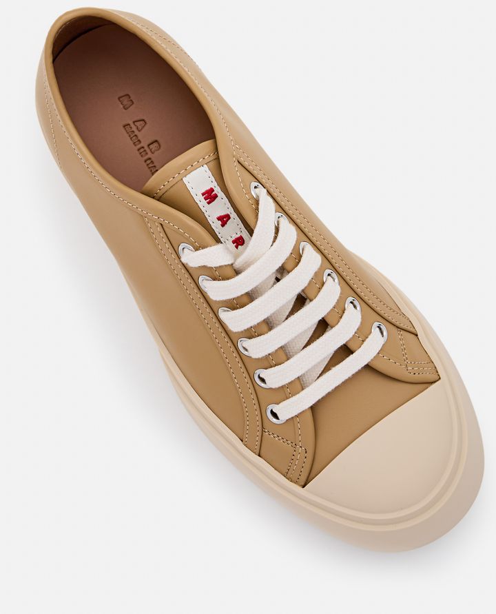 Marni - PABLO LOW TOP LACE-UP SNEAKER IN SMOOTH LEATHER_4