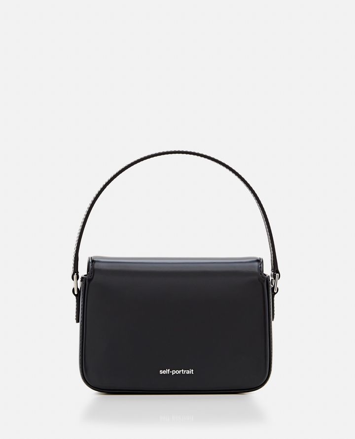 Self-Portrait - BLACK LEATHER MICRO BAG_4