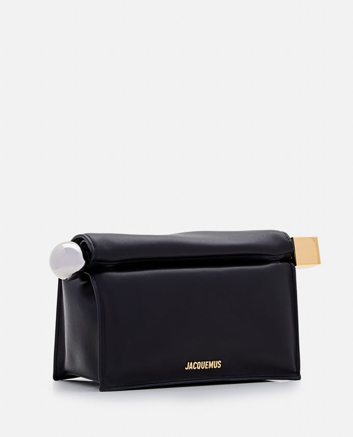 Jacquemus - LA POCHETTE ROND CARRE BORSA IN PELLE_2