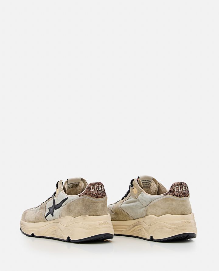 Golden Goose - RUNNING SUEDE AND LEATHER SNEAKERS_3