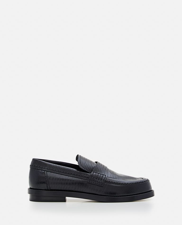 Shop Alexander Mcqueen Sole Jupiter Leather Loafer In Black