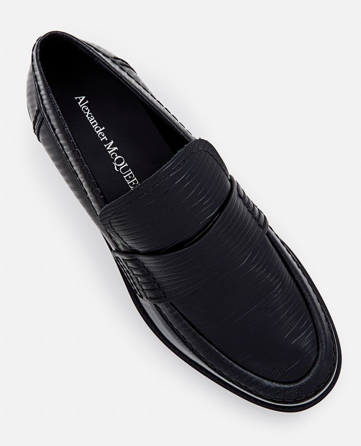 Alexander McQueen - SOLE JUPITER LEATHER LOAFER_4