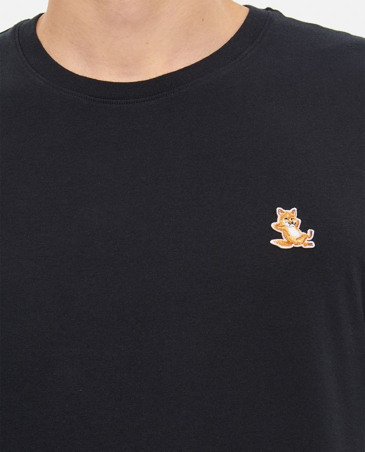 Maison Kitsuné - T-SHIRT REGOLARE CON PATCH CHILLAX FOX_11