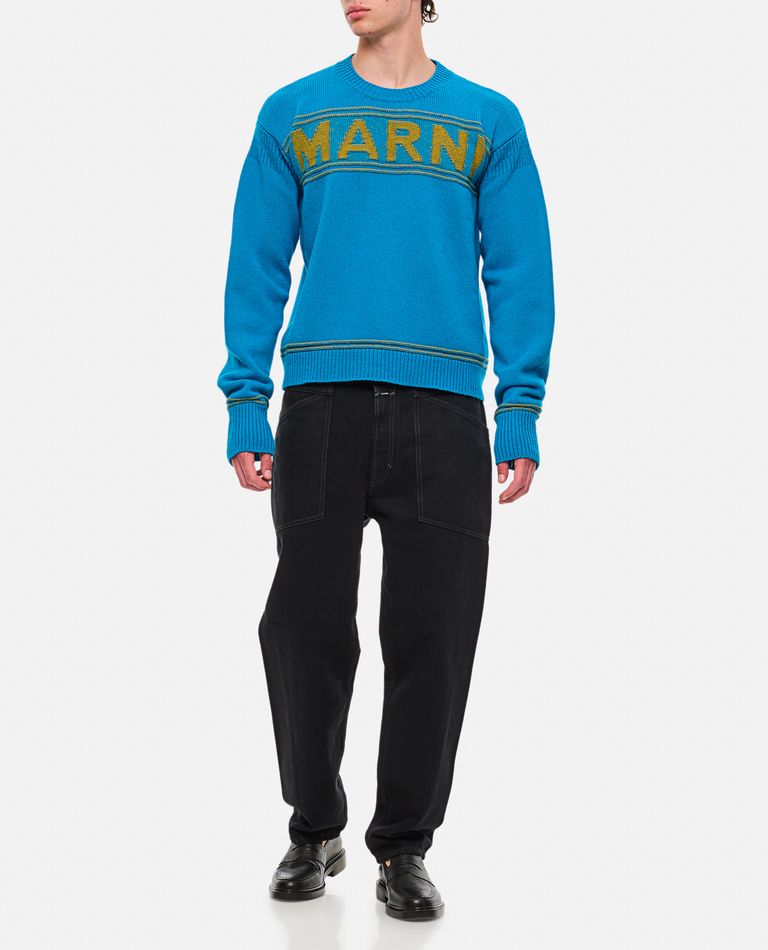 RED CRINKLED NYLON JACKET WITH HOOD for Men - Marni | Biffi
