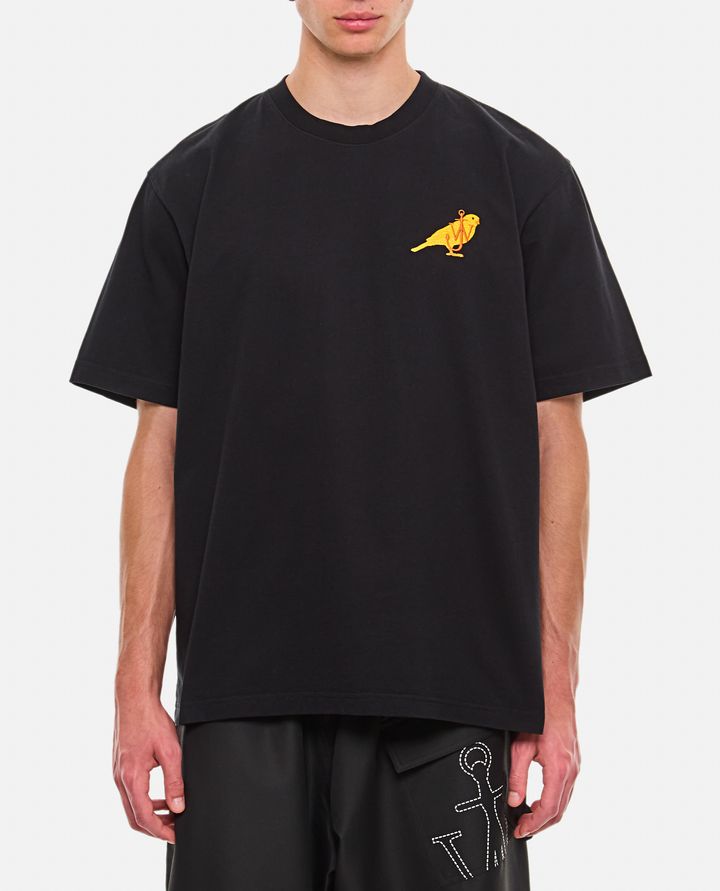 JW Anderson - CANARY EMBROIDERY T-SHIRT_1