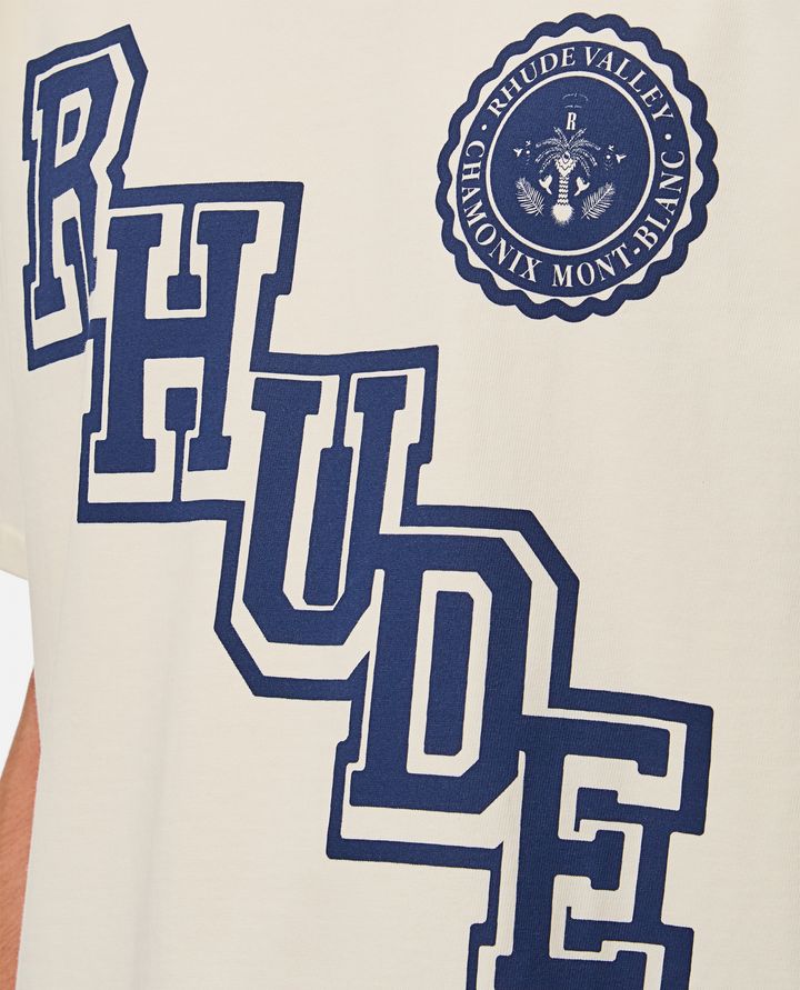 Rhude - RHUDE COLLEGIATE CREST TEE_4