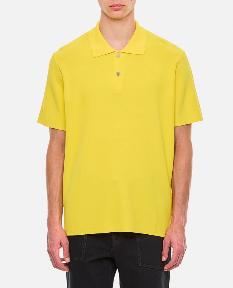 Shop Jacquemus Polo Shirt In Yellow