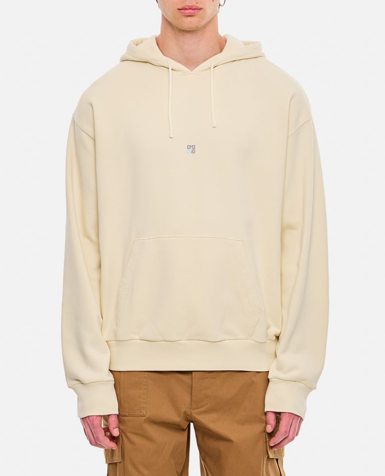 Givenchy Cotton Hoodie In White