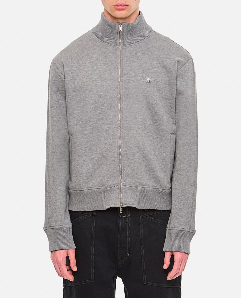 Shop Givenchy Tracksuit Jacket In Grey