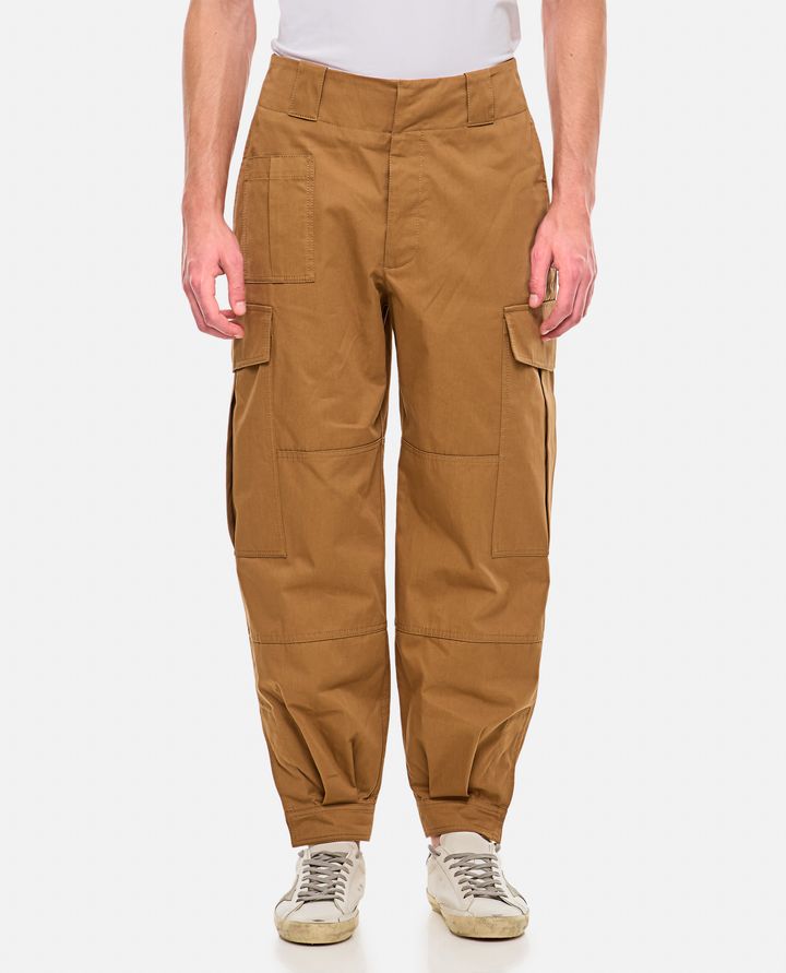 Alexander McQueen - PANTALONI CARGO IN COTONE_1