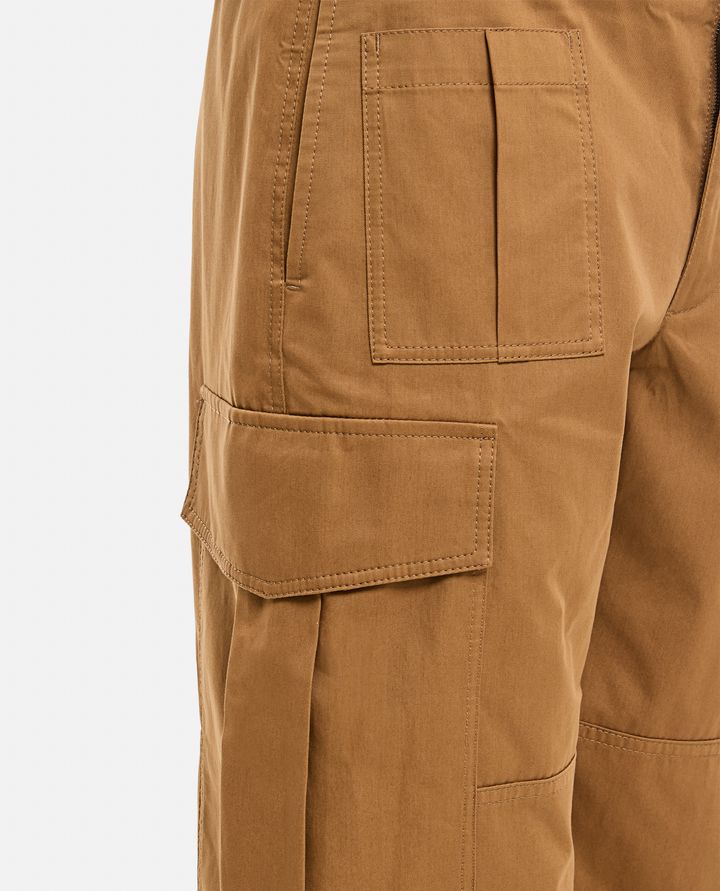 Alexander McQueen - PANTALONI CARGO IN COTONE_4