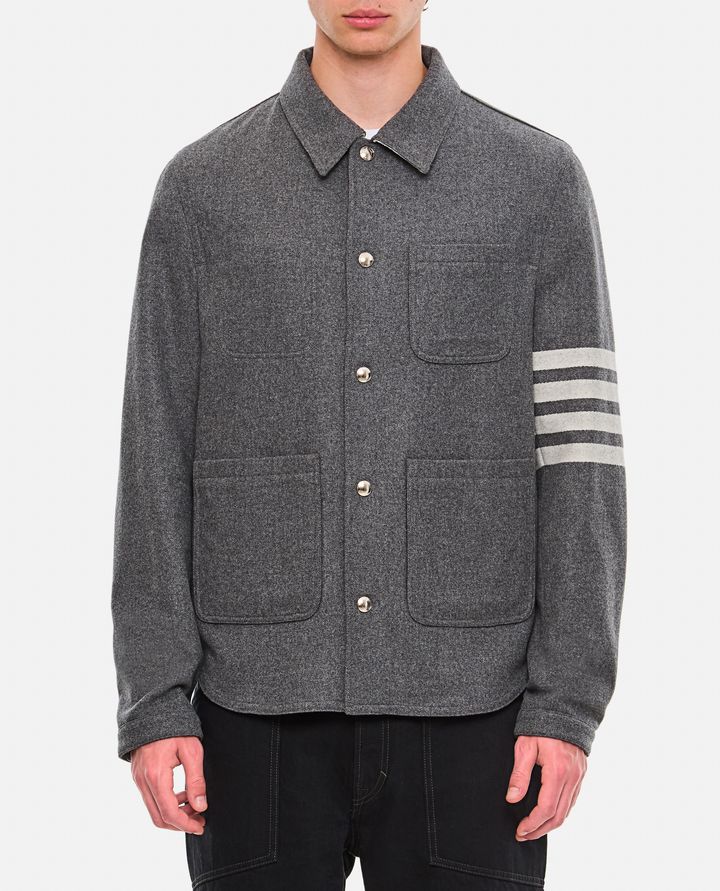 Thom Browne - 4 BAR UTILITY PATCH POCKET JACKET_1