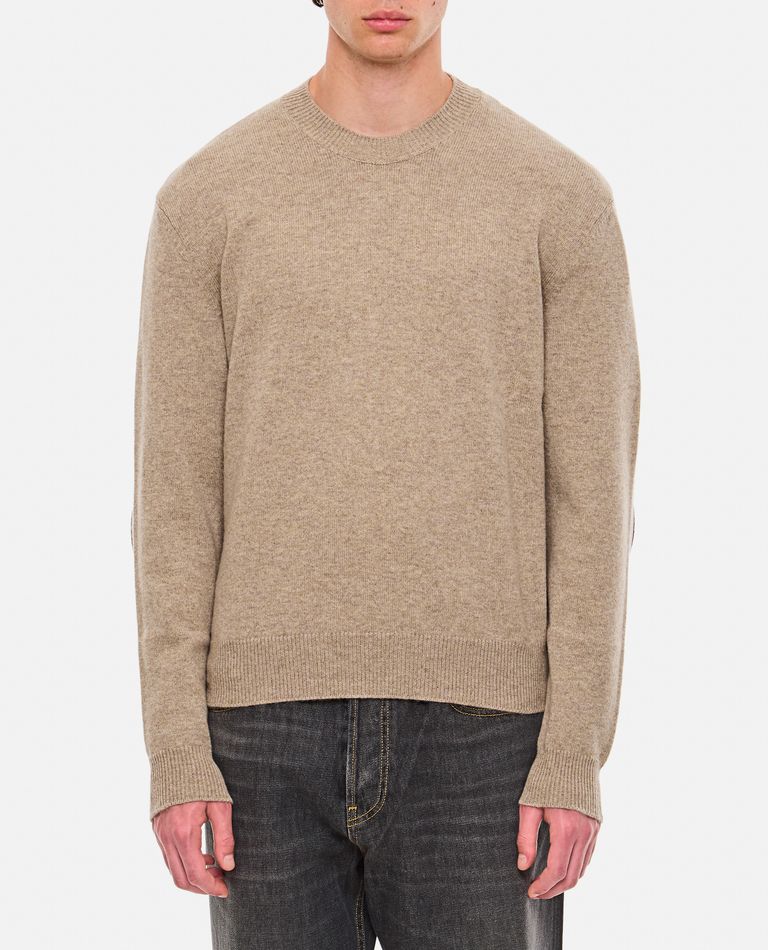 Shop Bottega Veneta Cashmere Sweater In Beige