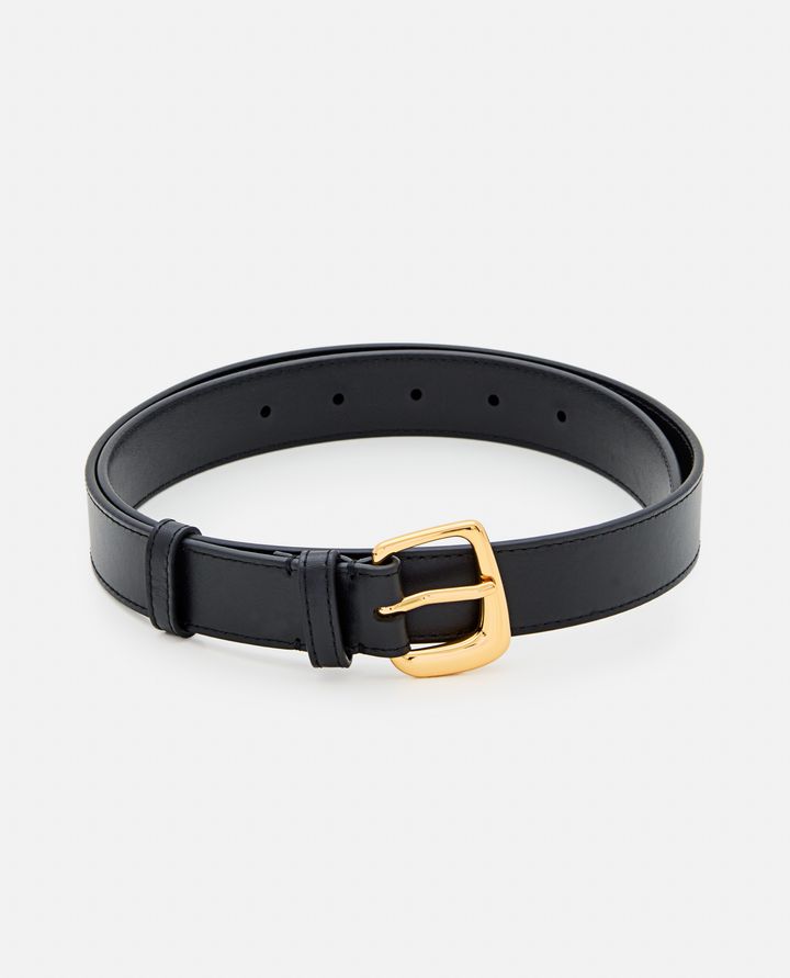 Jacquemus - OVALO LEATHER BUCKLE BELT_1