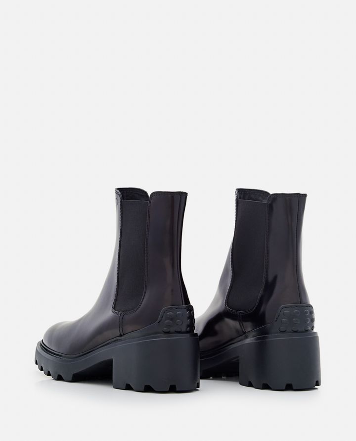 Tod's - PATENT LEATHER PLATFORM CHELSEA BOOTS_7