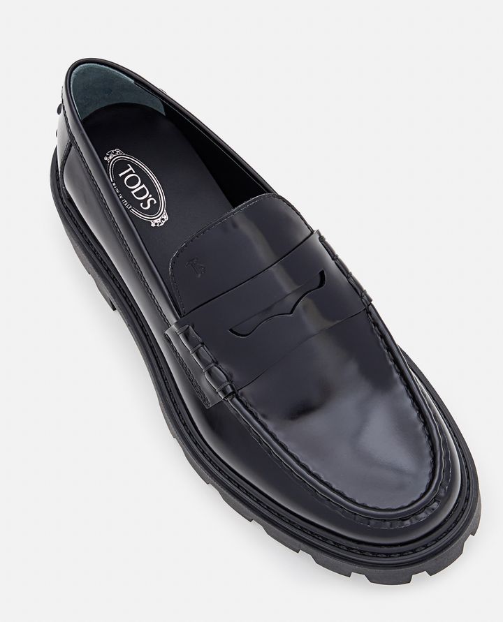 Tod's - PLATFORM LEATHER LOAFERS_4